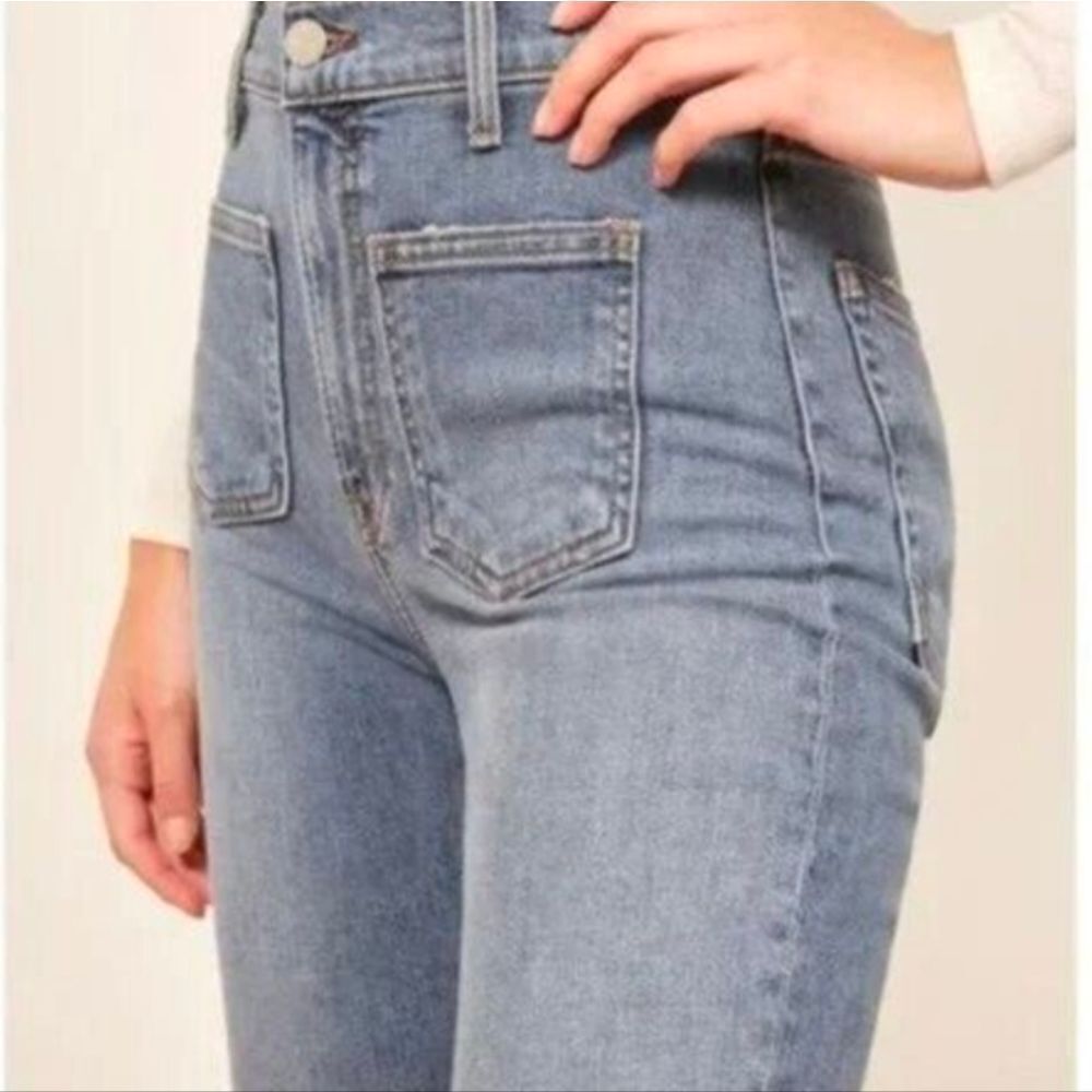 Reformation/High Skinny Crop Patch Pockets Sz 29